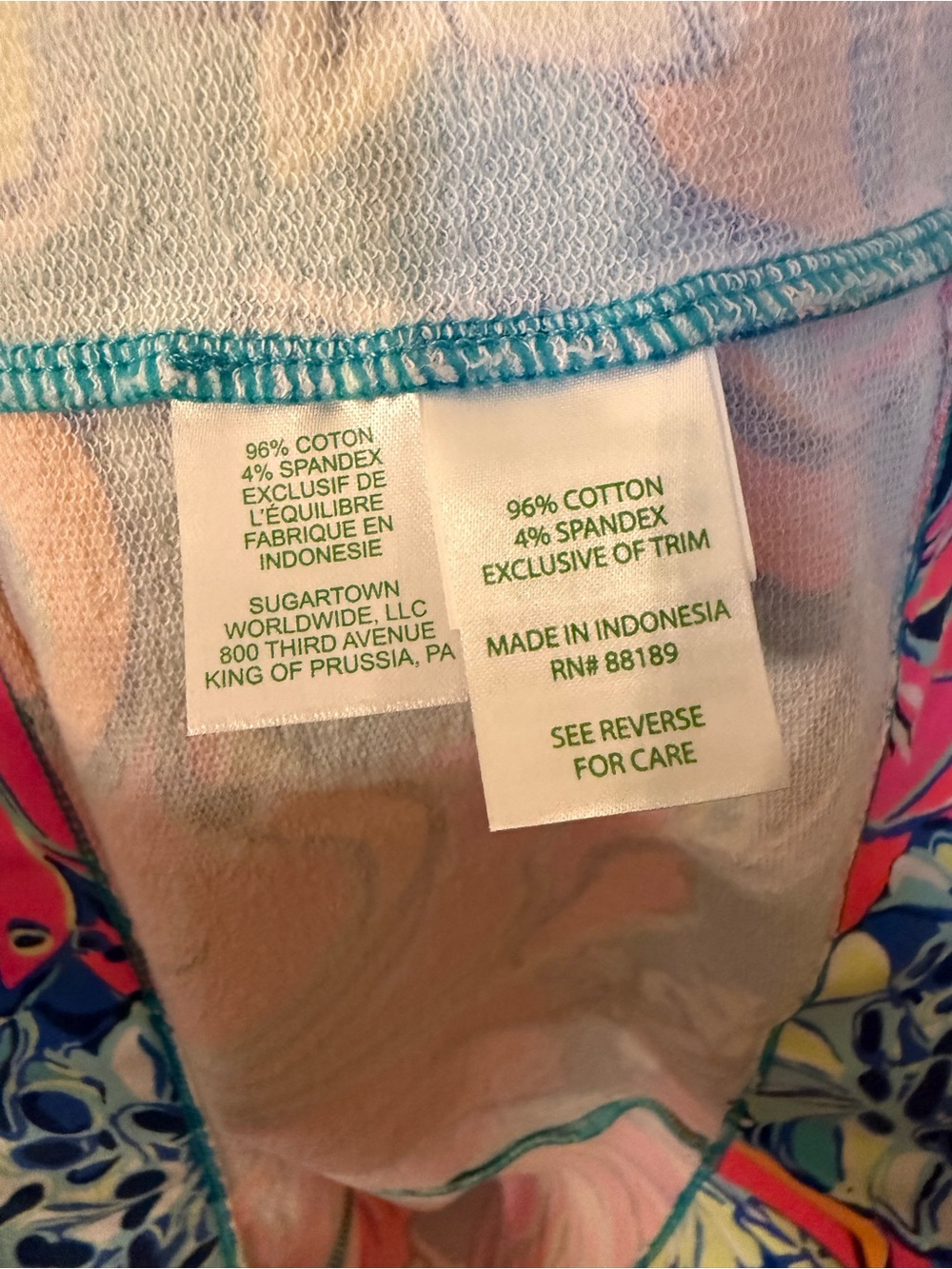 Lilly Pulitzer Harper Shift Seaside Aqua Medium Dress - Picture 3 of 7